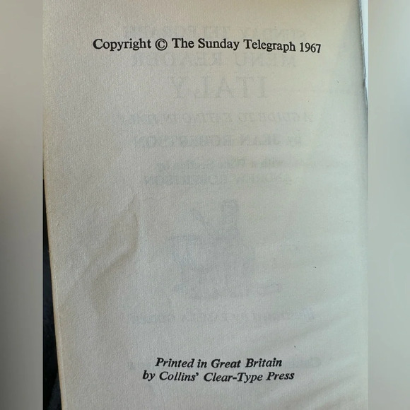 VINTAGE 1967 Sunday Telegraph Menu Reader: Italy by Jean Robertson - Picture 9 of 15